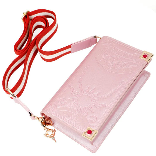 Sakura Card Captor Small Square Bag Clow Book Pink